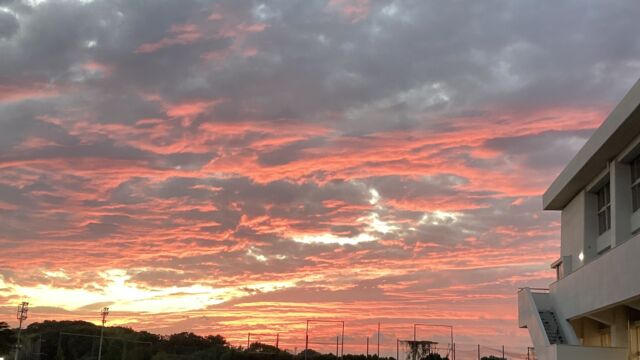 見て！
この空！！
福島高校からの空！！！

#FukushimaHighSchool